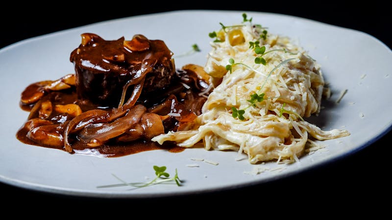 Fettuccine Alfredo creamy pasta